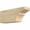 Ekena Millwork Monterey Rough Sawn Rafter Tail, Douglas Fir, 4"W x 6"H x 16"L RFT04X06X16MON00RDF - alternate 1